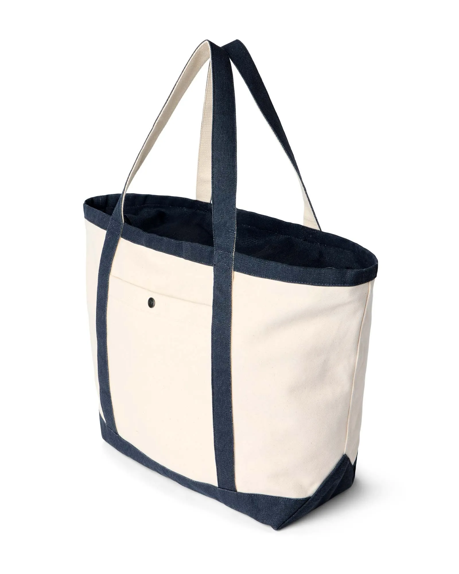 The Schooner Tote in Seeded Natural Chipped Canvas sold by Taylor Stitch product image thumbnail 4