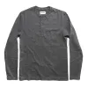 The Heavy Bag Henley in Heather Grey sold by Taylor Stitch