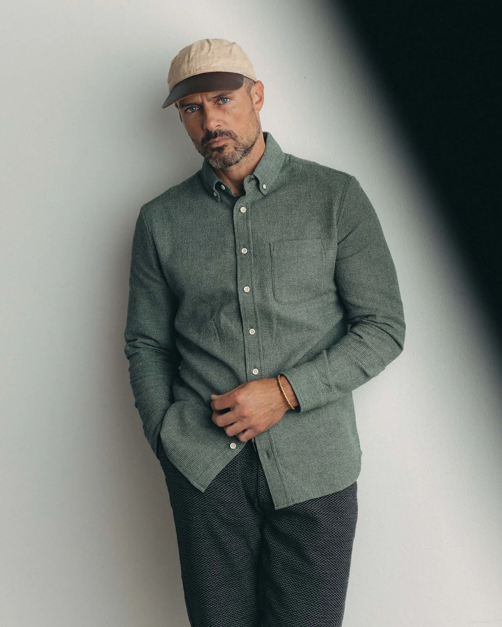 The Jack in Deep Sea Twist Waffle sold by Taylor Stitch product image thumbnail 2