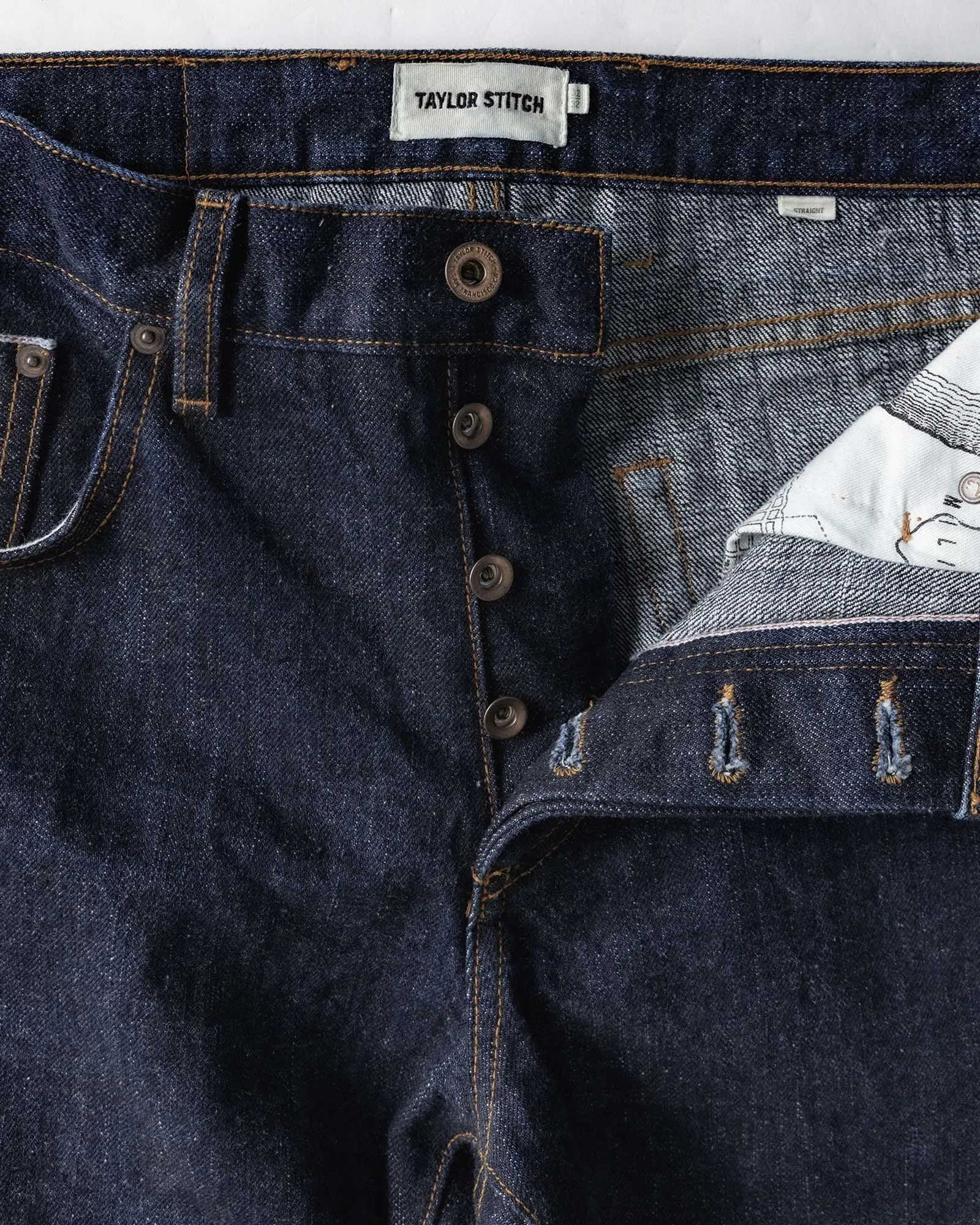 The Democratic Jean in Rinsed Yoshiwa Selvedge sold by Taylor Stitch product image thumbnail 4