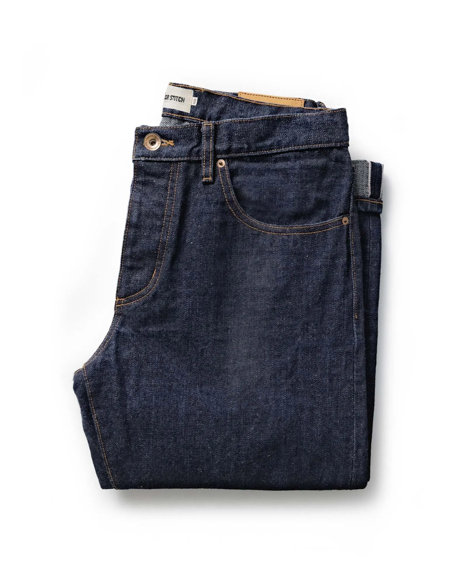 The Democratic Jean in Rinsed Yoshiwa Selvedge sold by Taylor Stitch