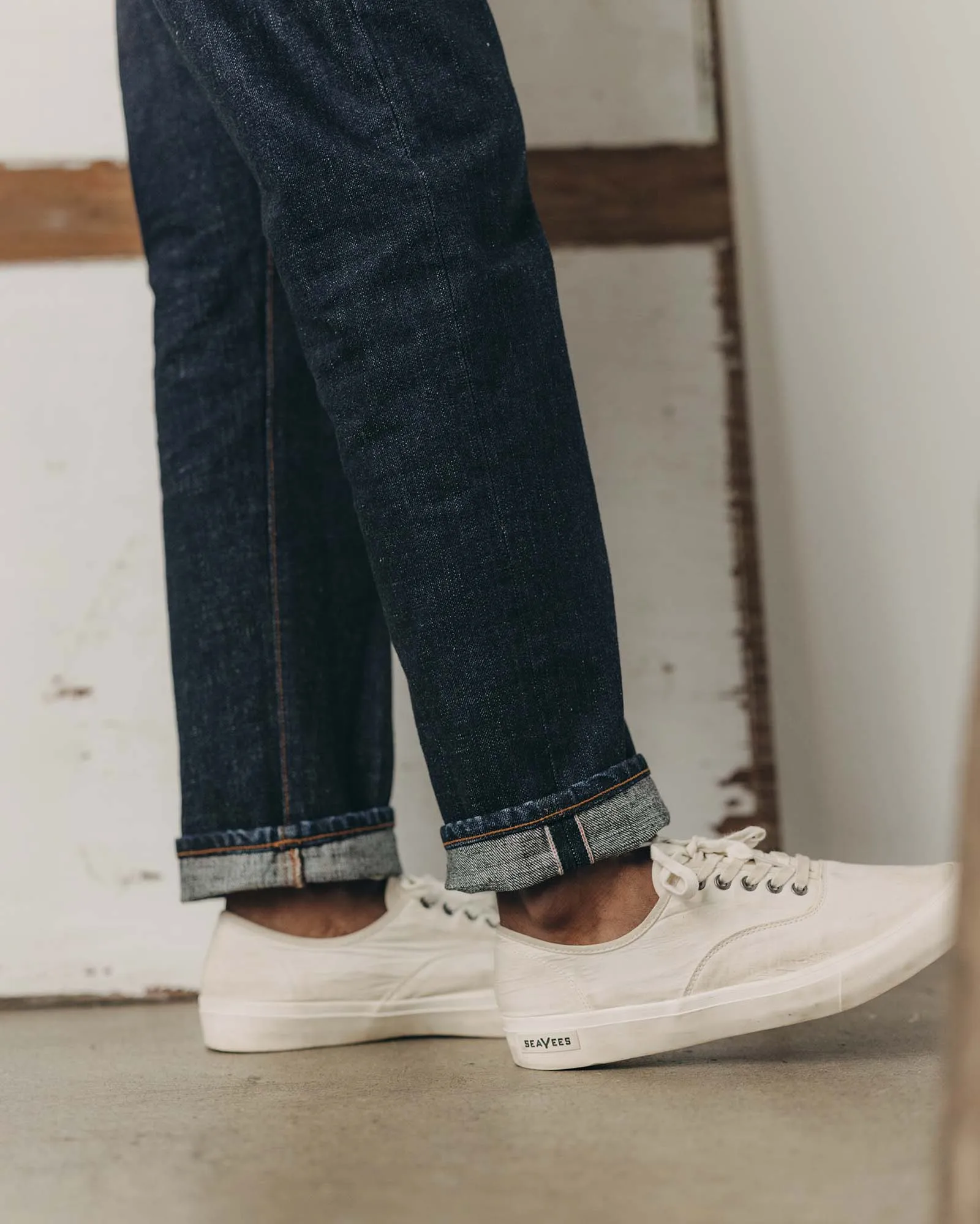 The Democratic Jean in Rinsed Yoshiwa Selvedge sold by Taylor Stitch product image thumbnail 3