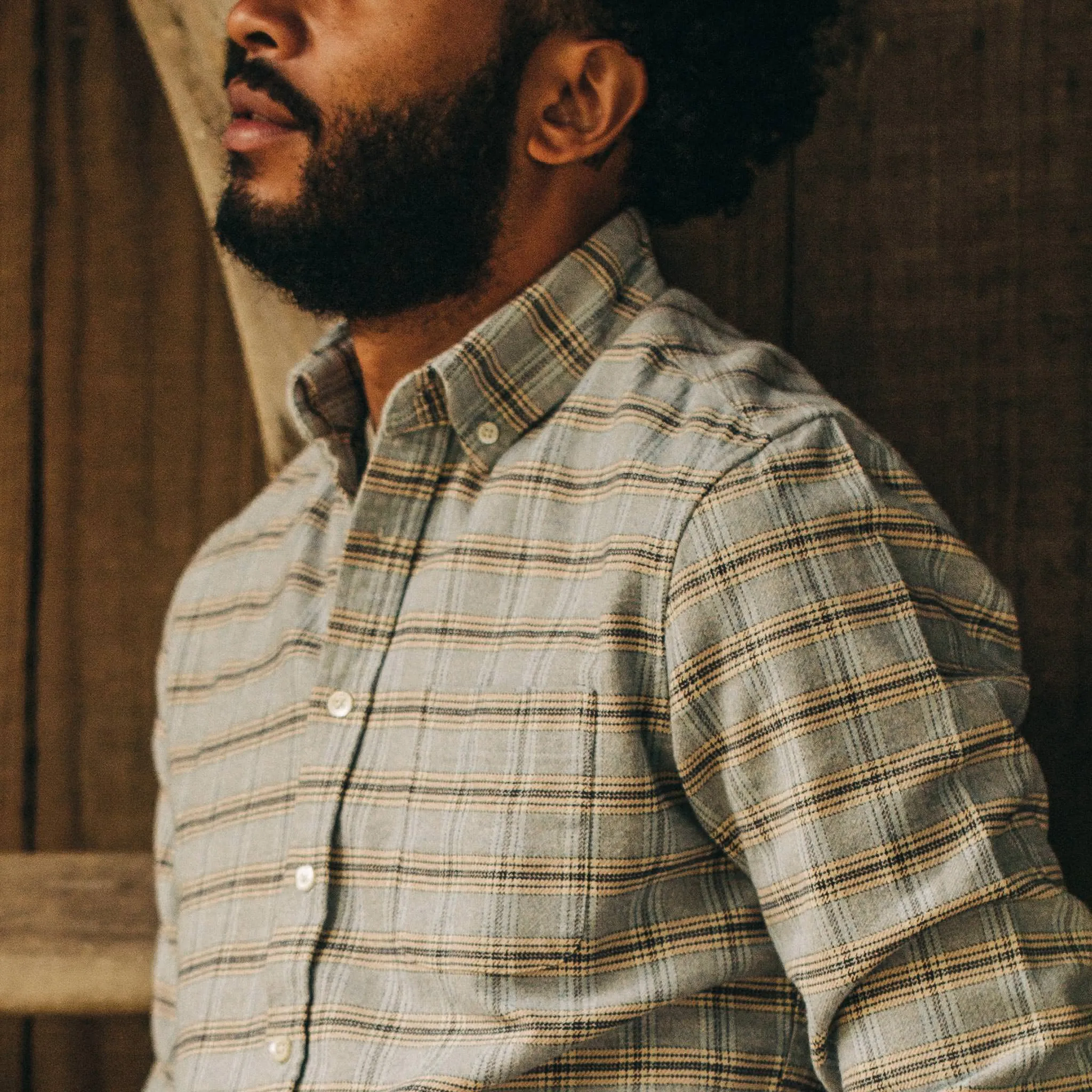 The Jack in Sky Plaid sold by Taylor Stitch product image thumbnail 4