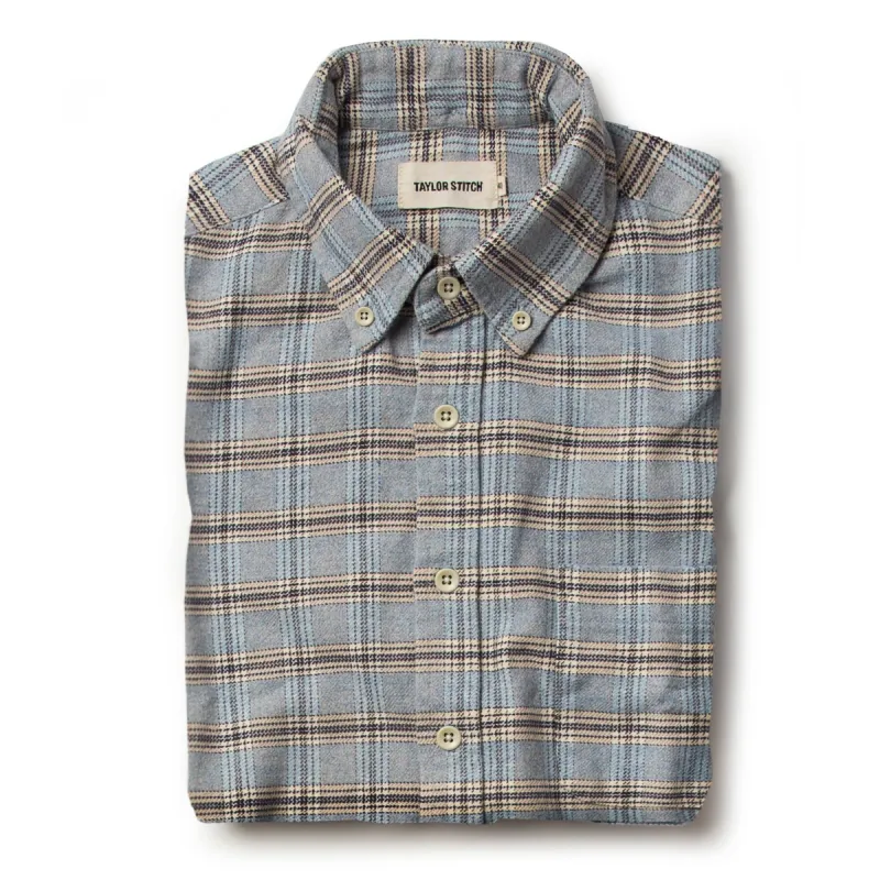 The Jack in Sky Plaid sold by Taylor Stitch