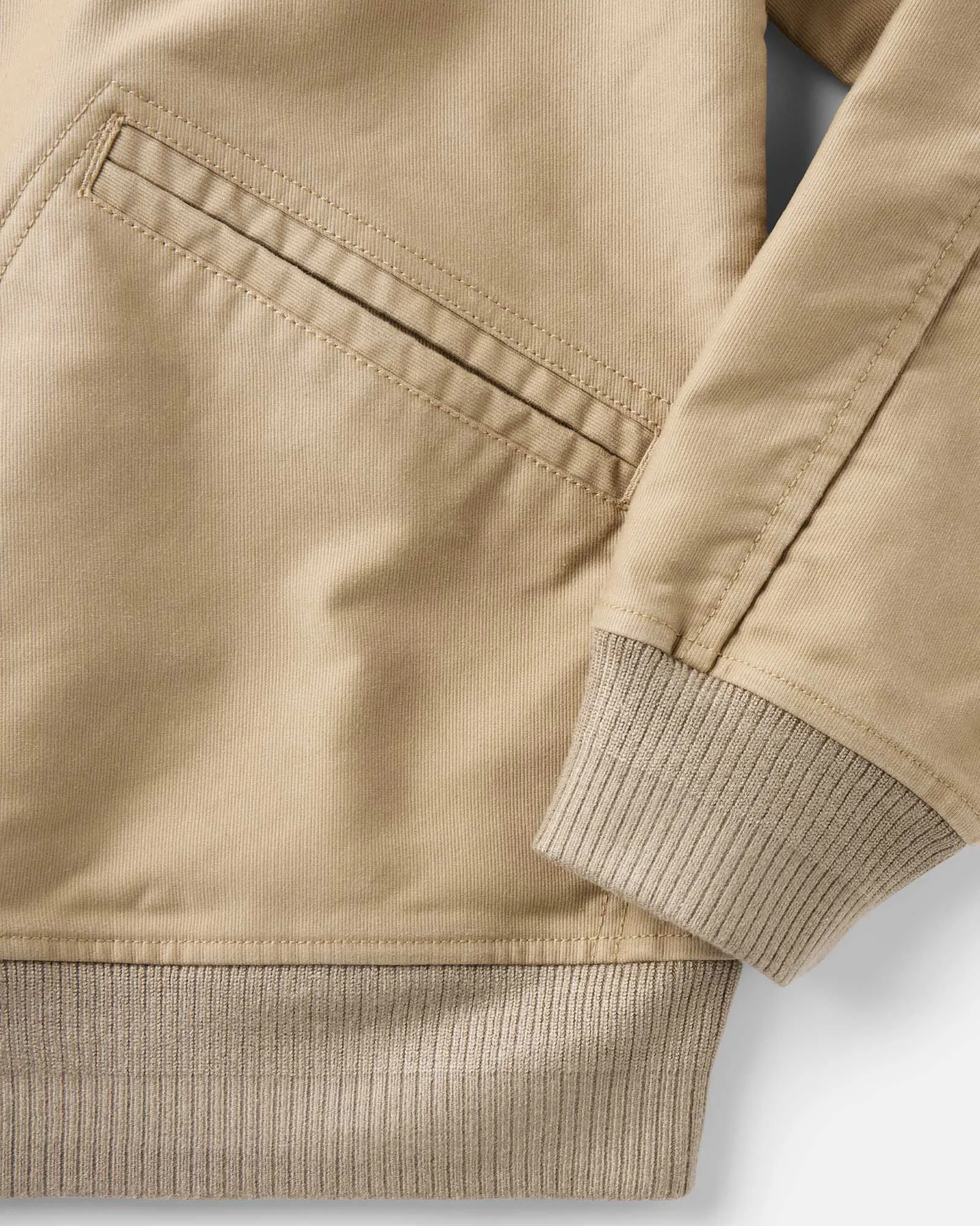 The Clark Bomber in Khaki Bedford Cord sold by Taylor Stitch product image thumbnail 5