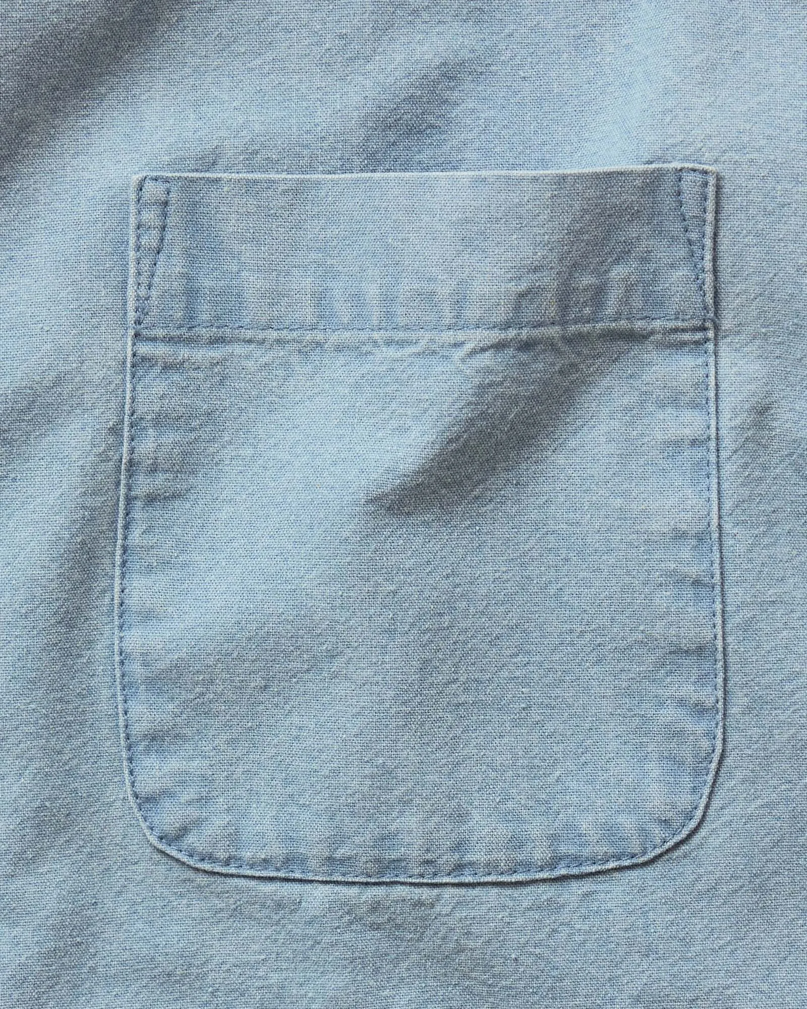 The Short Sleeve Jack in Washed Indigo Oxford sold by Taylor Stitch product image thumbnail 5