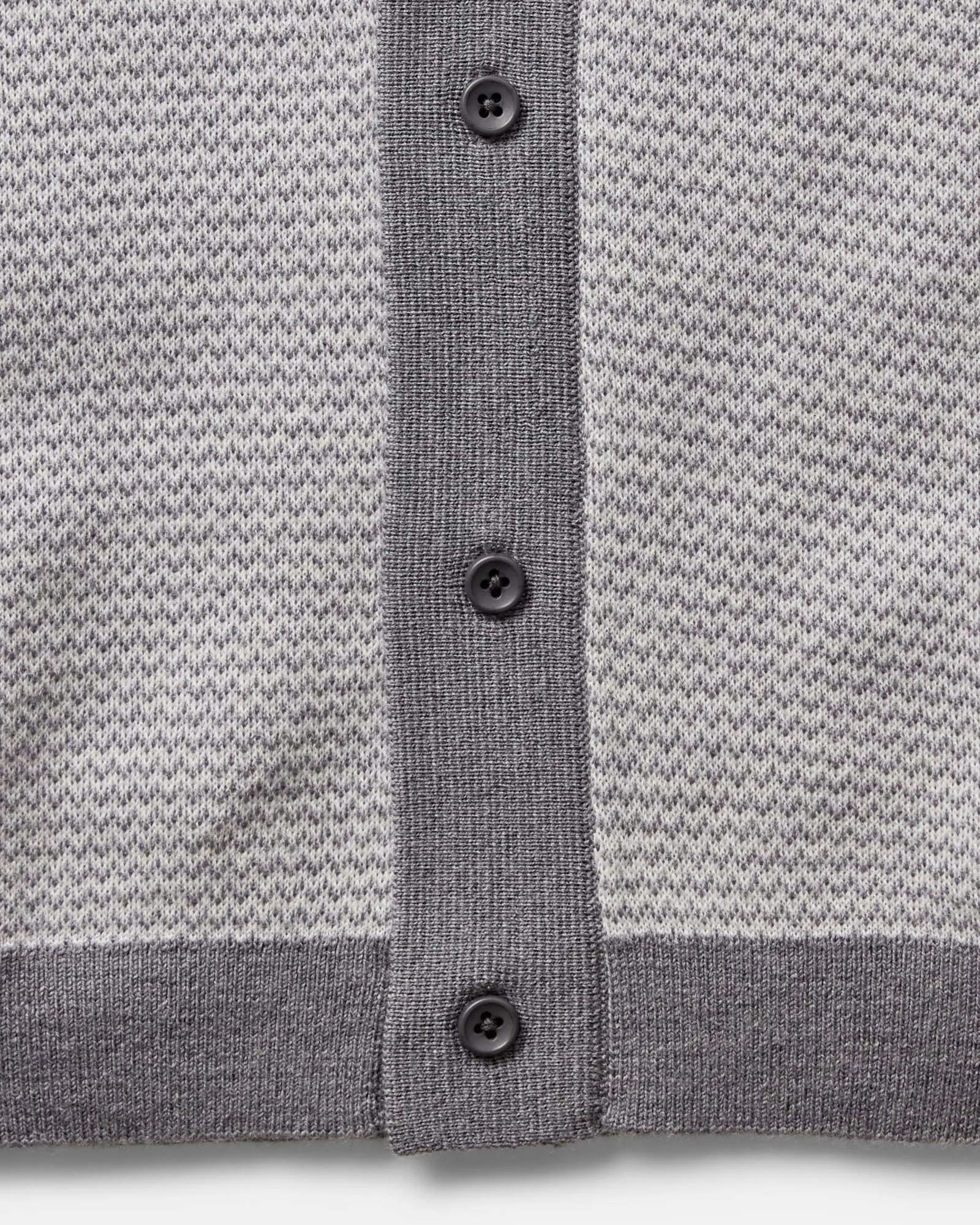 The Nichols Polo in Heather Grey Birdseye Merino sold by Taylor Stitch product image thumbnail 5
