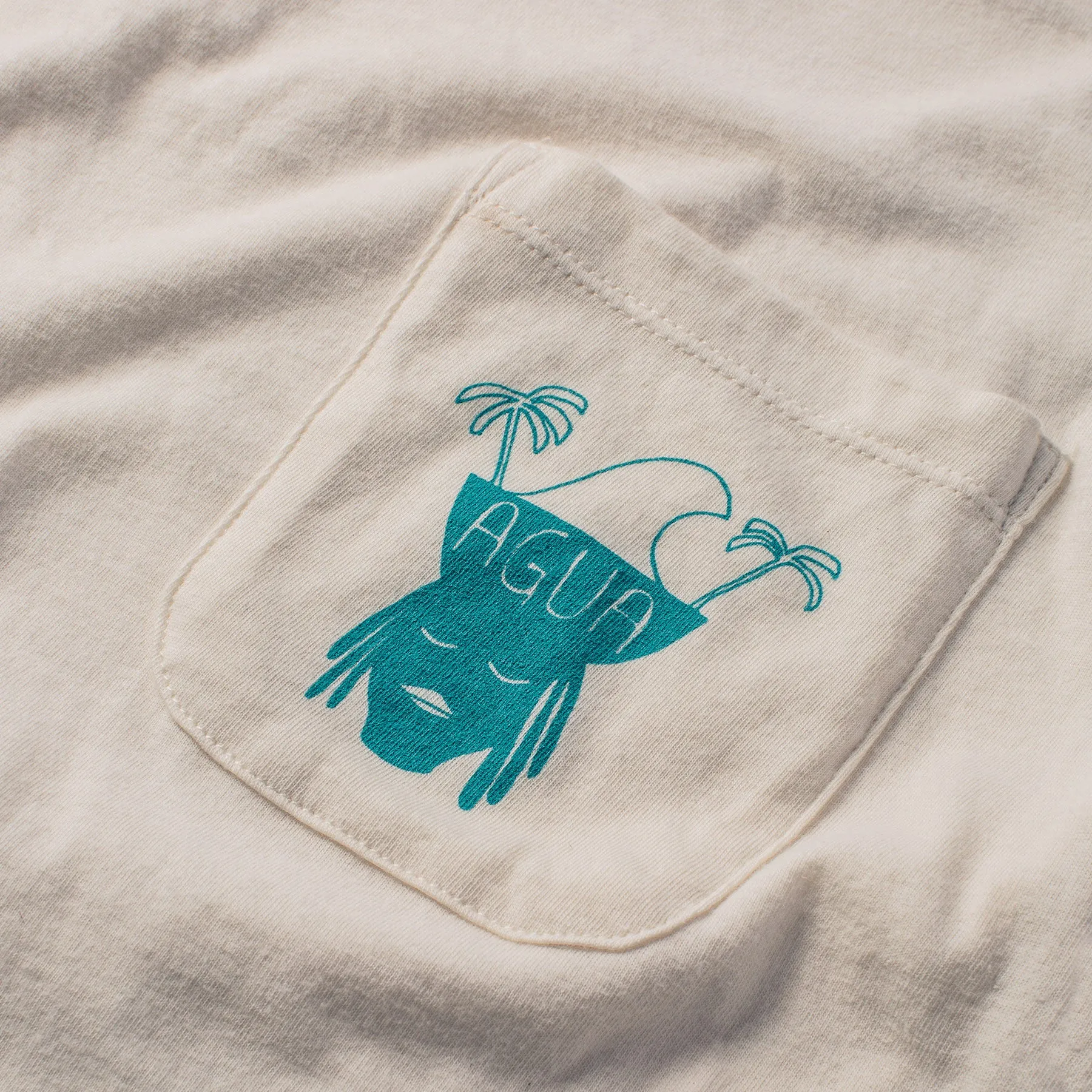 The Heavy Bag Tee in Agua Print sold by Taylor Stitch product image thumbnail 4