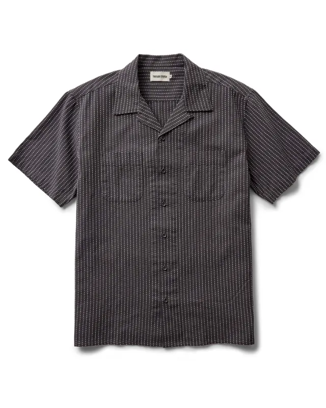The Conrad Shirt in Pickstitch Stripe Dobby made by Taylor Stitch