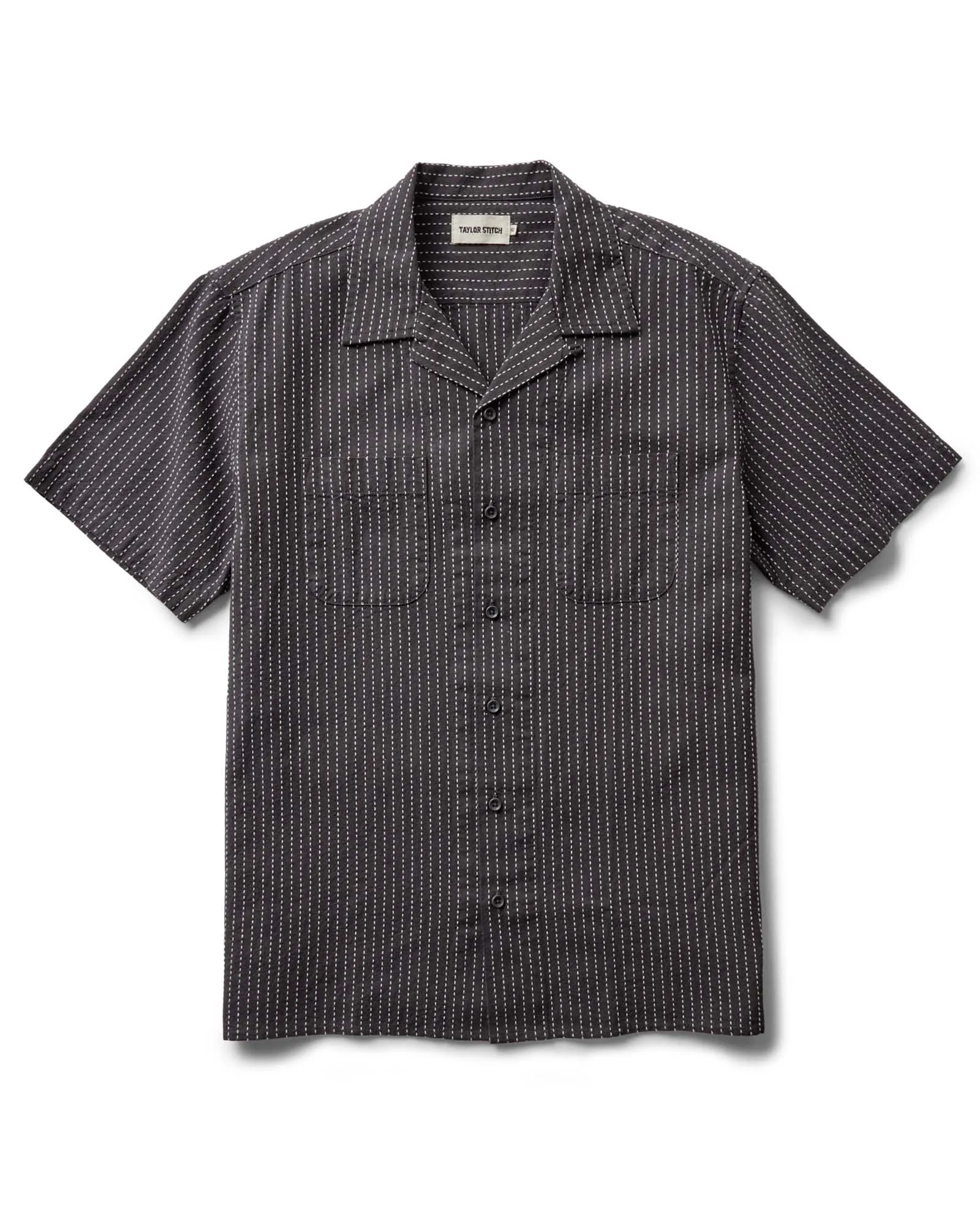 The Conrad Shirt in Pickstitch Stripe Dobby sold by Taylor Stitch