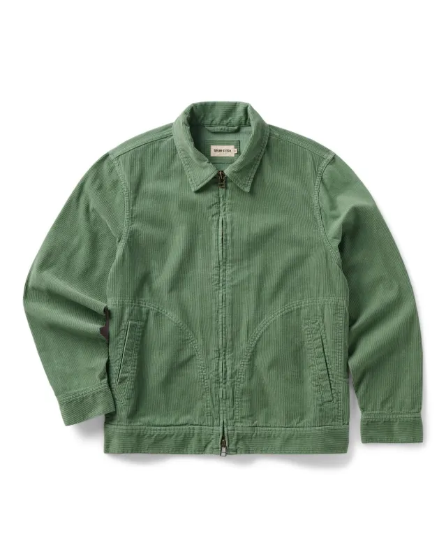 The Piston Jacket in Ivy Corduroy made by Taylor Stitch