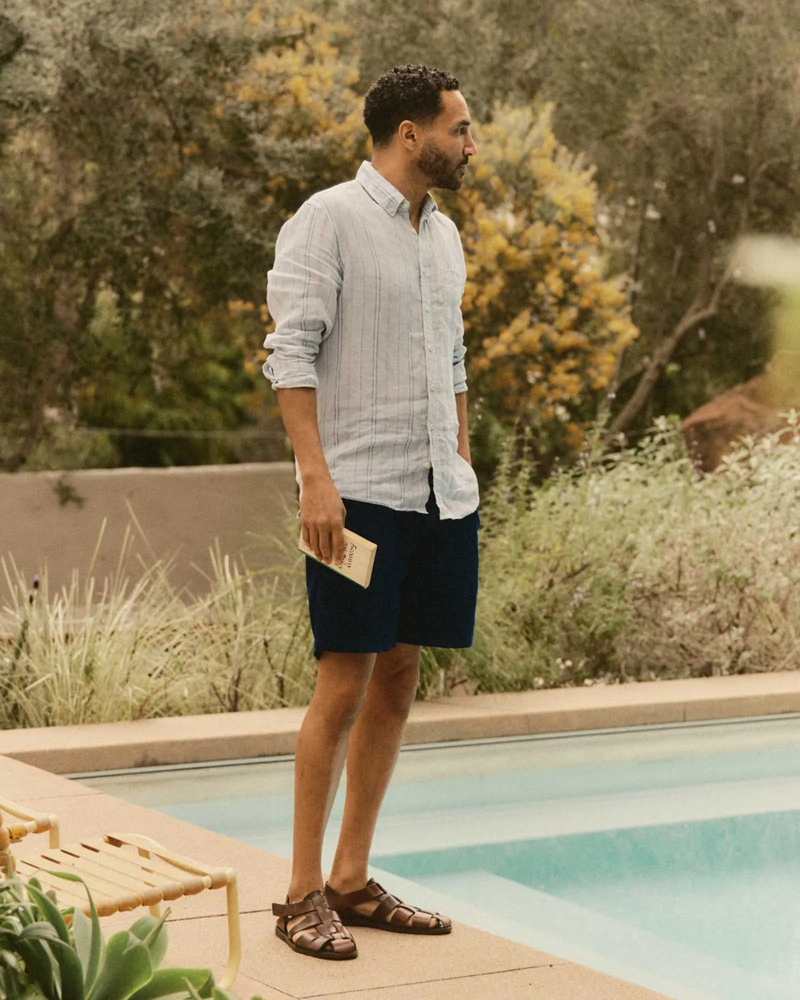 The Apres Short in Rinsed Indigo Pincord sold by Taylor Stitch product image thumbnail 2
