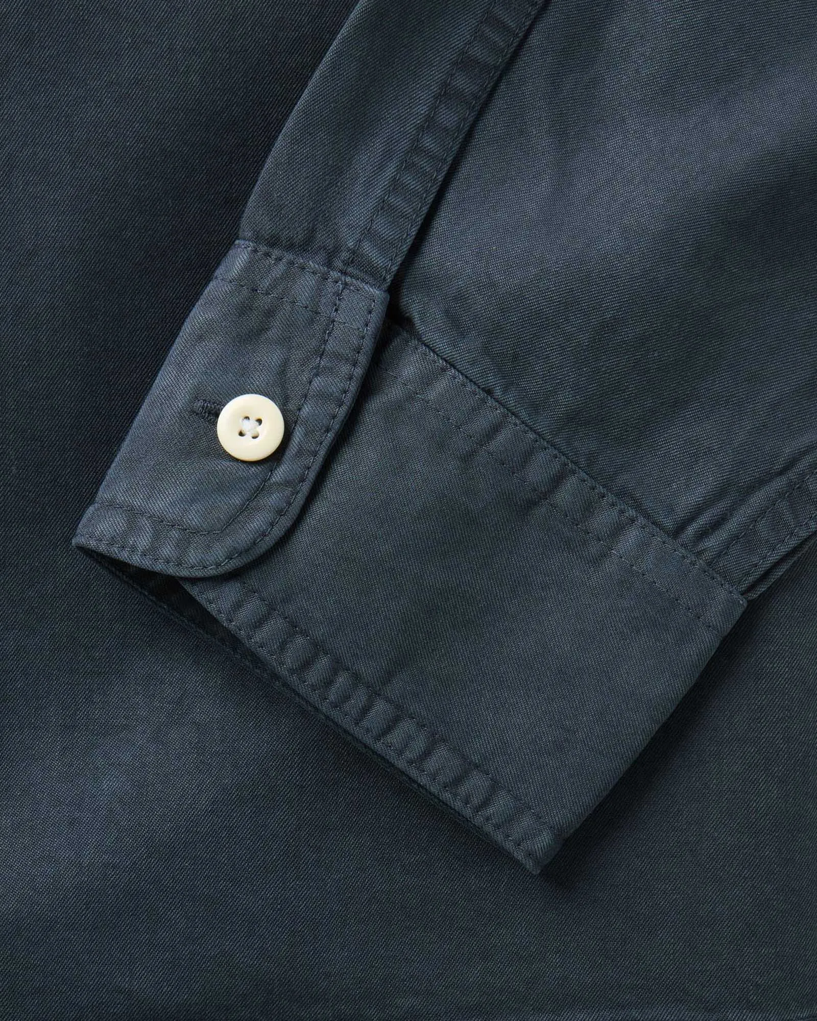 The Shore Shirt in Navy Lyocell sold by Taylor Stitch product image thumbnail 5