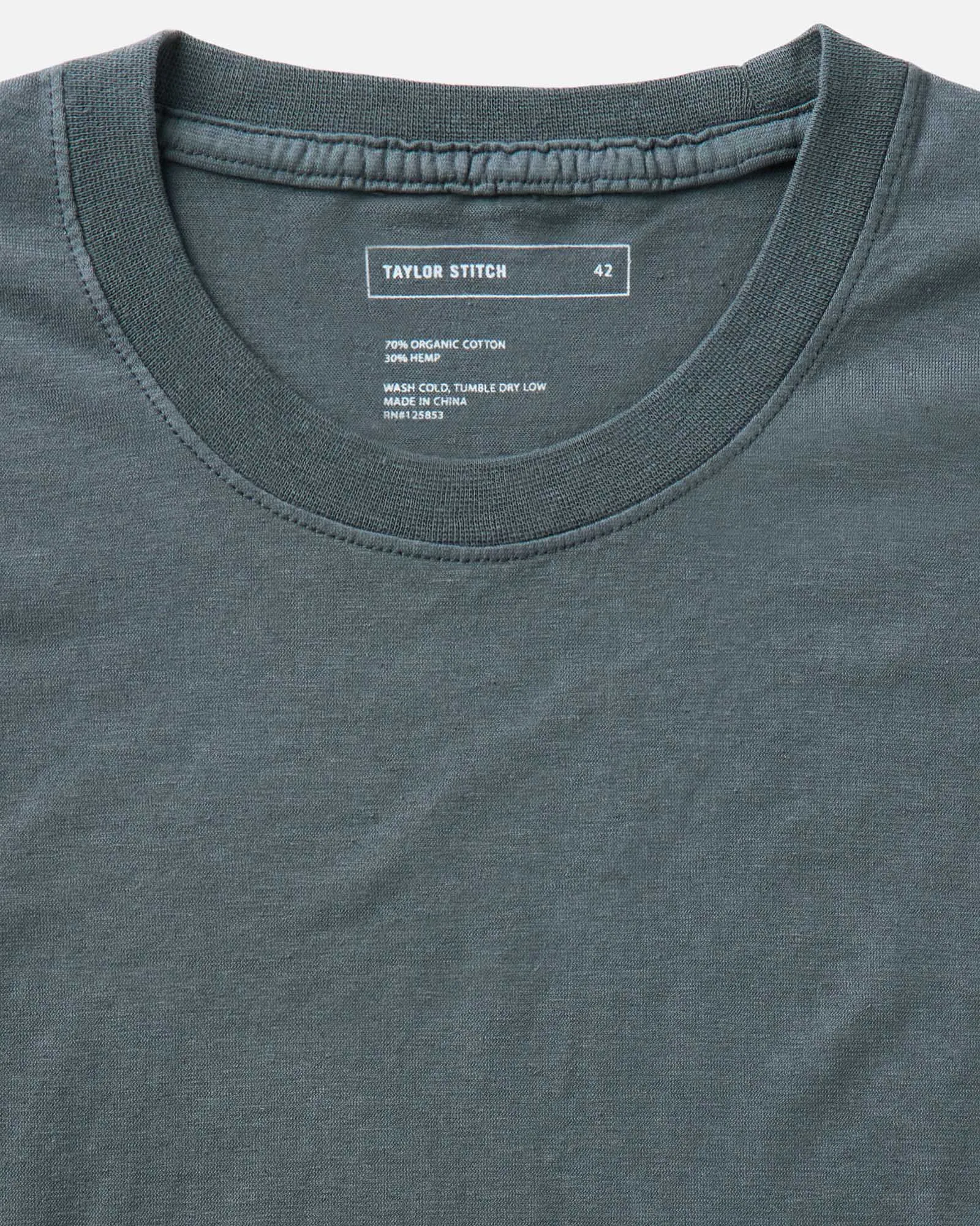 The Cotton Hemp Tee in Navy sold by Taylor Stitch product image thumbnail 2