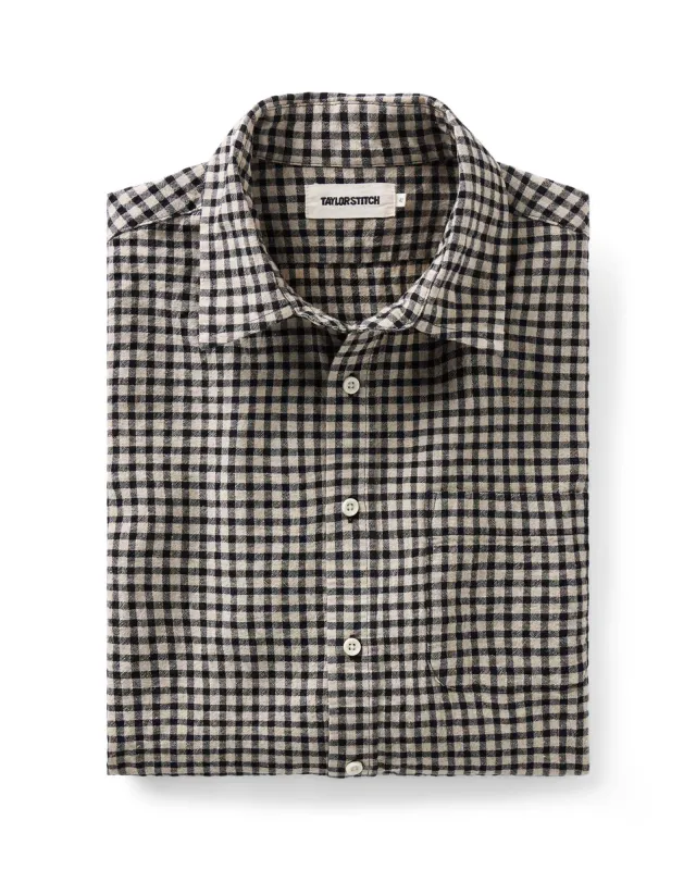 The California Shirt in Breaker Gingham made by Taylor Stitch