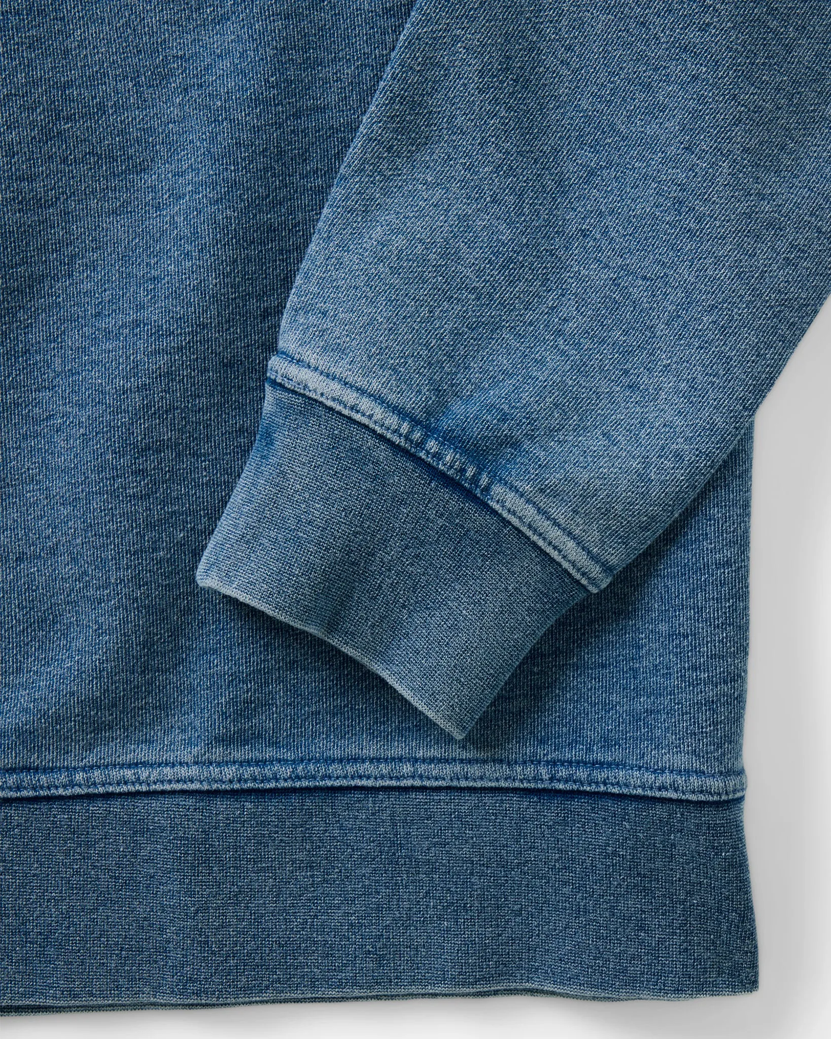 The Sunset Henley in Washed Indigo Terry sold by Taylor Stitch product image thumbnail 5