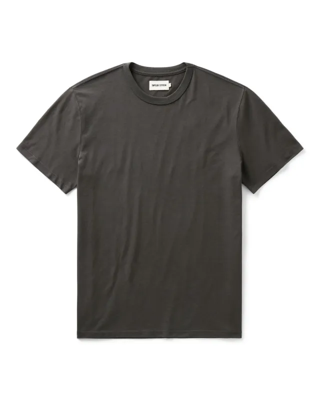 The Regenerative Cotton Tee in Soil made by Taylor Stitch