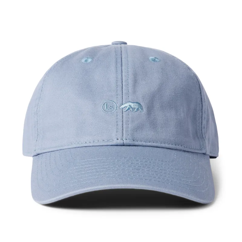 The Everyday Cap in Washed Blue Twill sold by Taylor Stitch