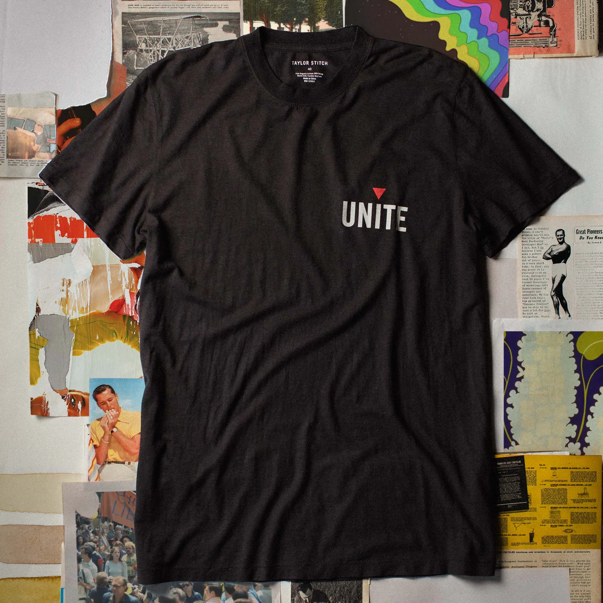 The Cotton Hemp Tee in Unite sold by Taylor Stitch product image thumbnail 2