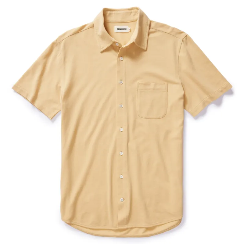 The Short Sleeve California in Oak Pique sold by Taylor Stitch