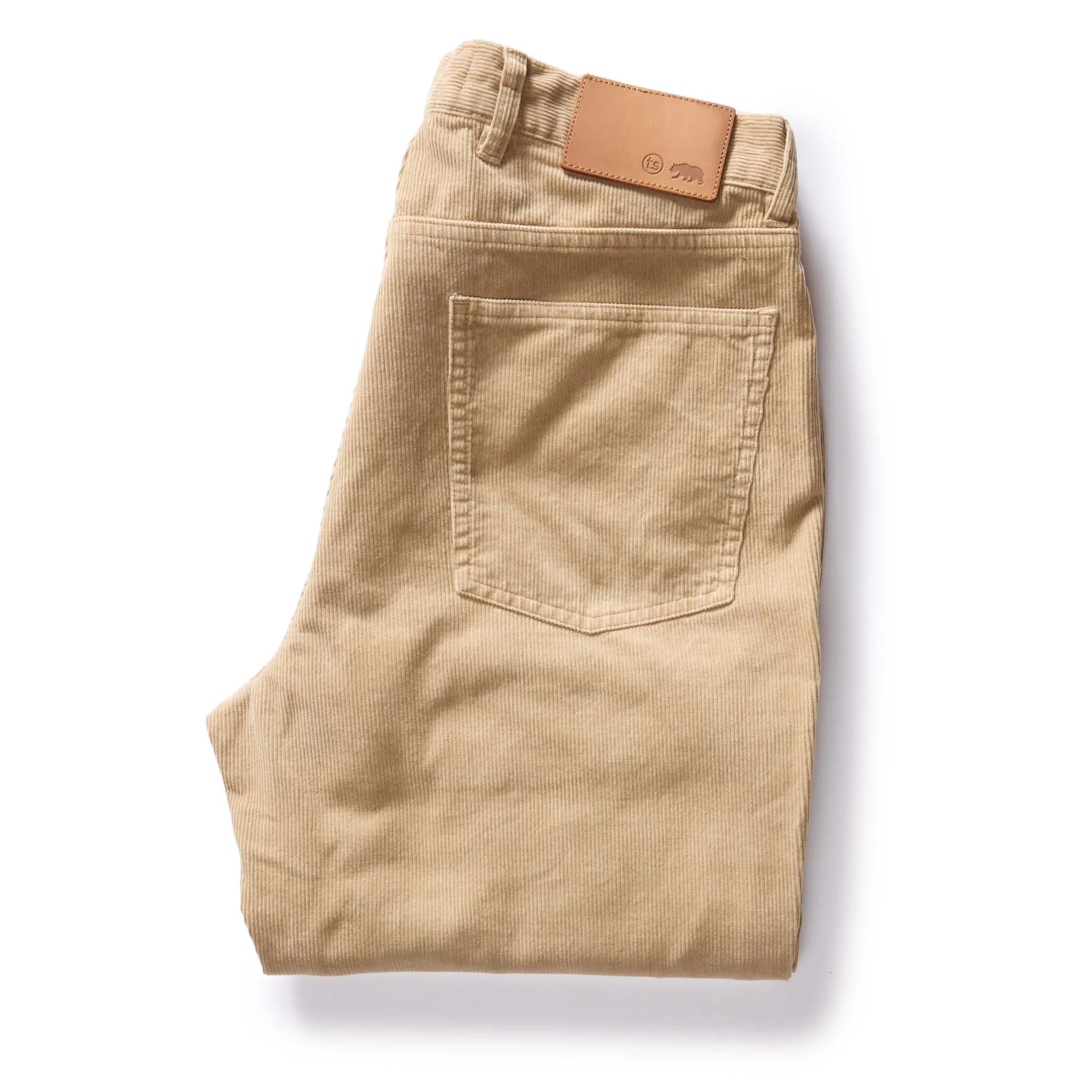 The Democratic All Day Pant in Light Khaki Cord sold by Taylor Stitch product image thumbnail 5
