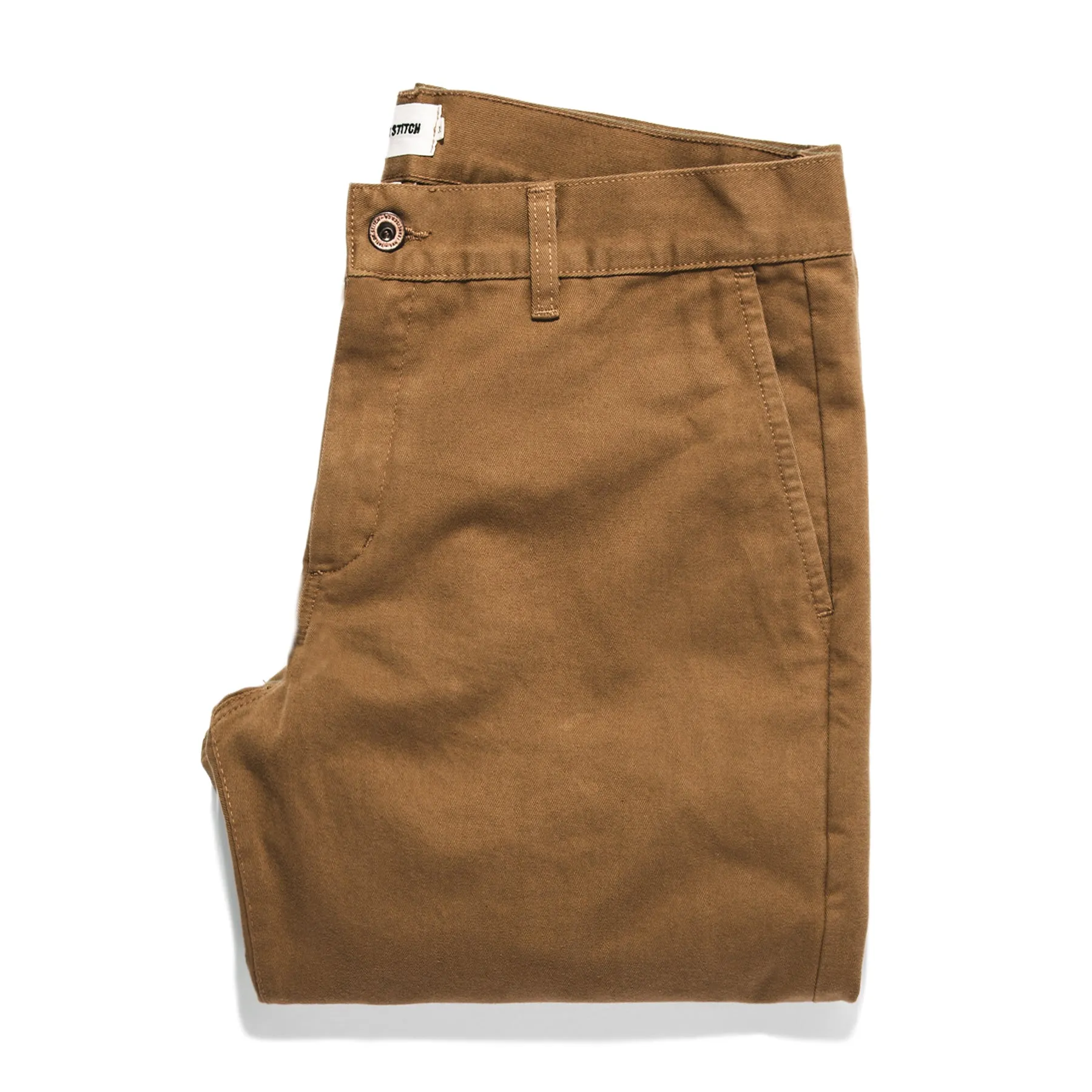 The Democratic Chino in British Khaki sold by Taylor Stitch