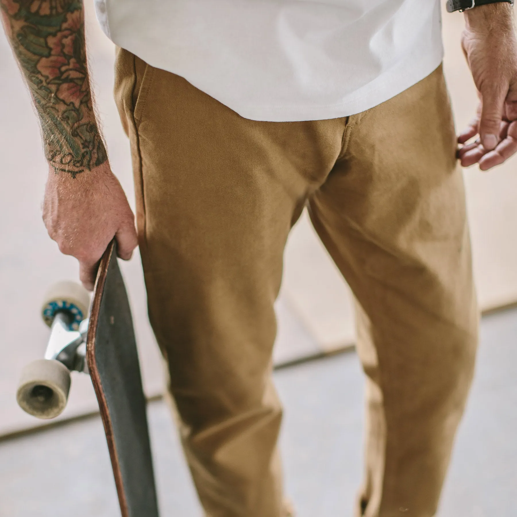The Democratic Chino in British Khaki sold by Taylor Stitch product image thumbnail 2