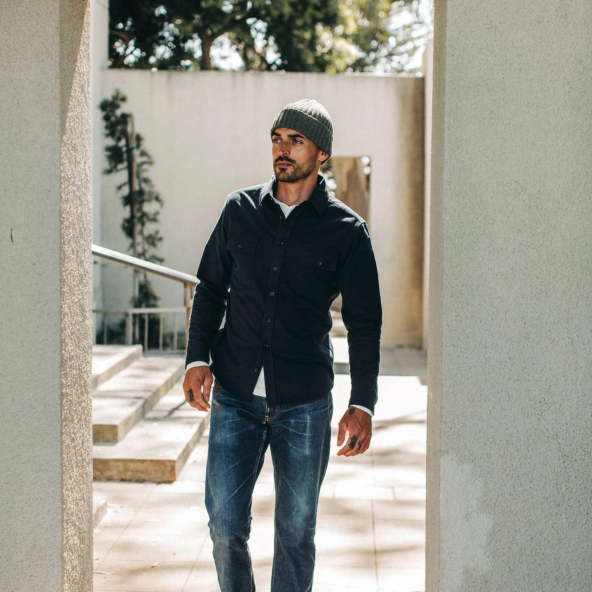 The Yosemite Shirt in Midnight sold by Taylor Stitch product image thumbnail 2