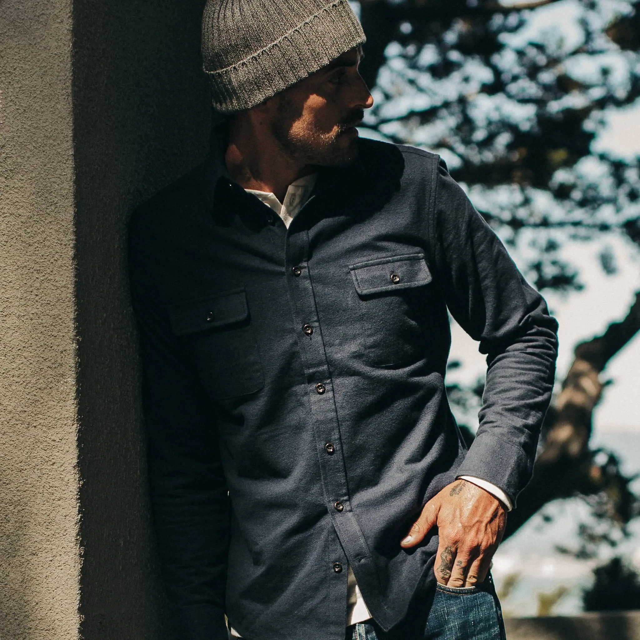 The Yosemite Shirt in Midnight sold by Taylor Stitch product image thumbnail 3