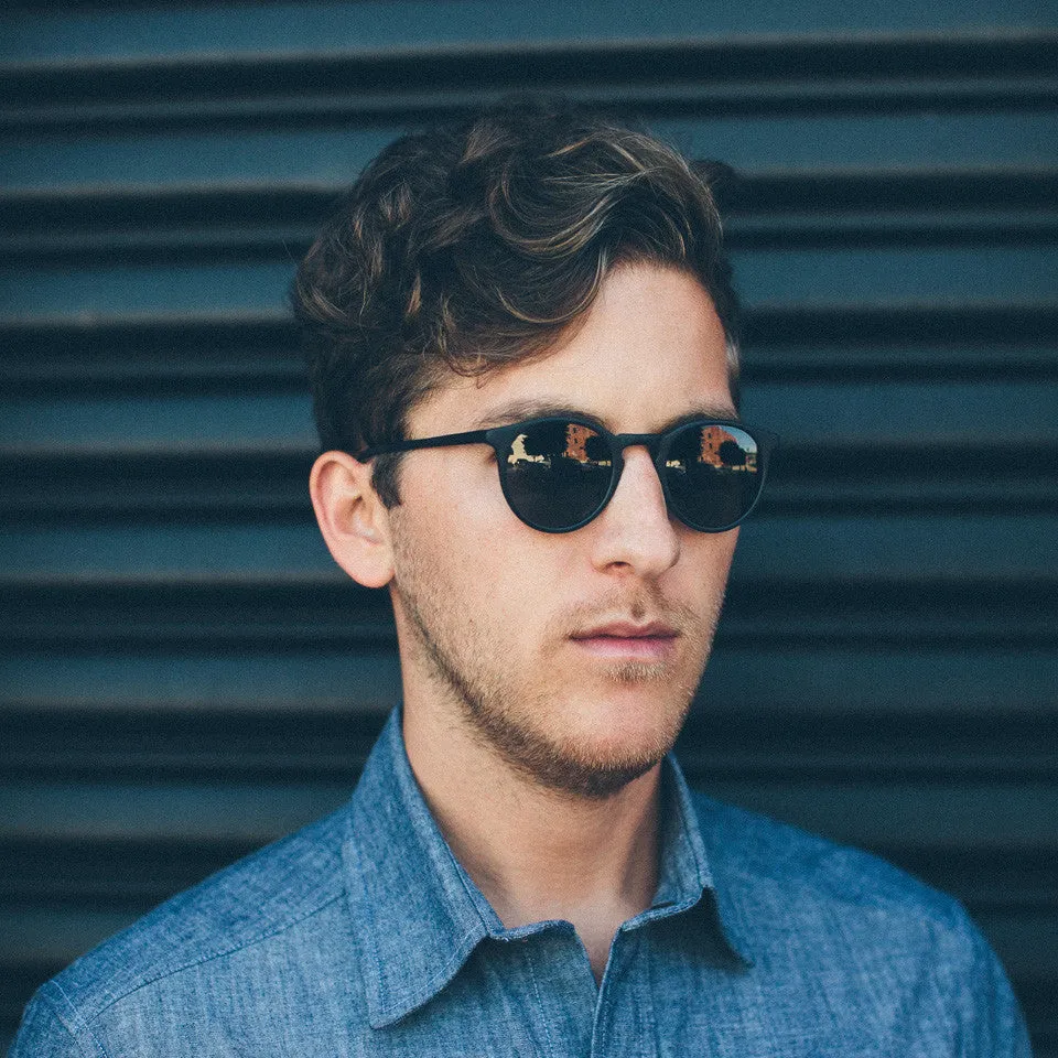 The Scout - Matte Black Sunglasses sold by Taylor Stitch product image thumbnail 2