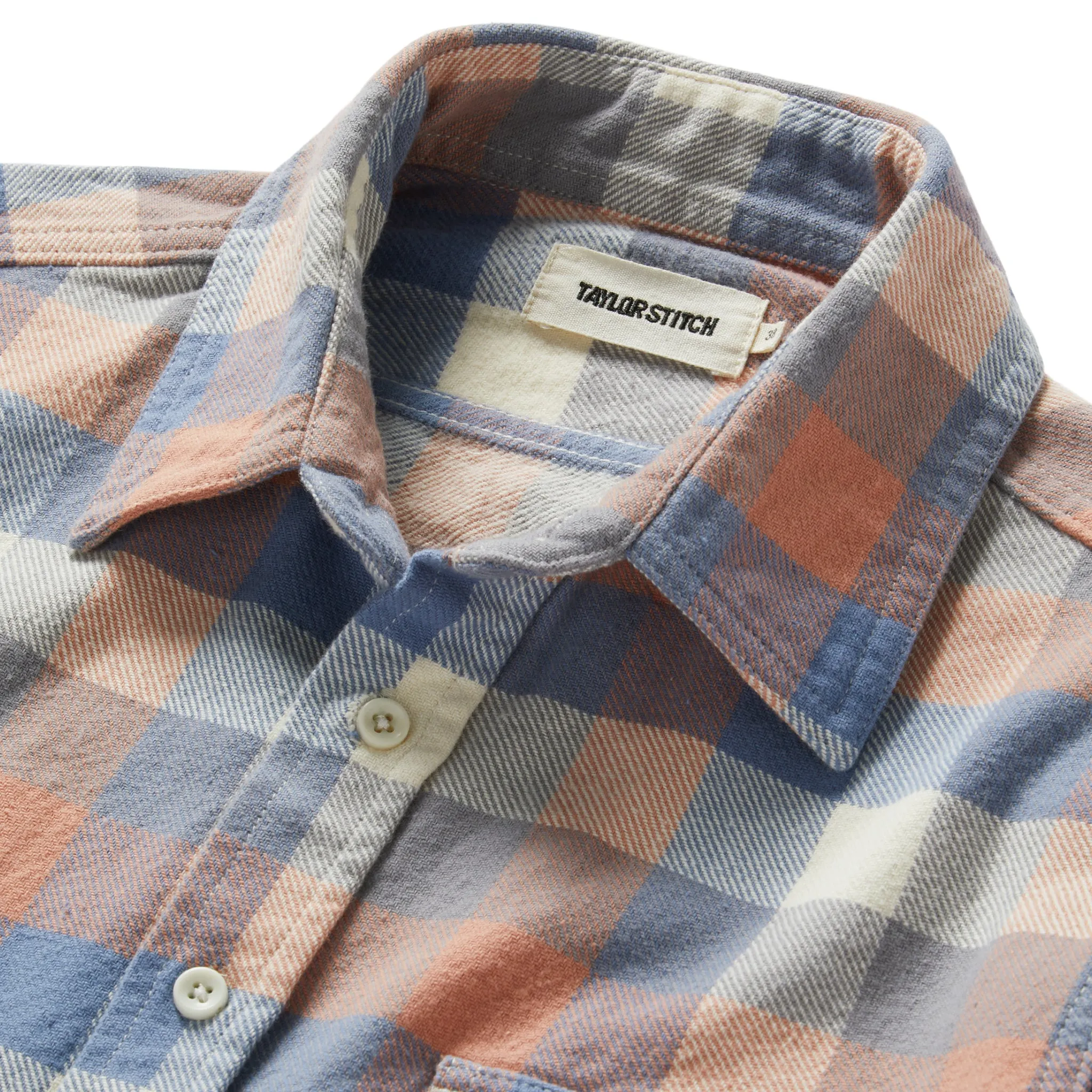 The Ledge Shirt in Dusk Check sold by Taylor Stitch product image thumbnail 5