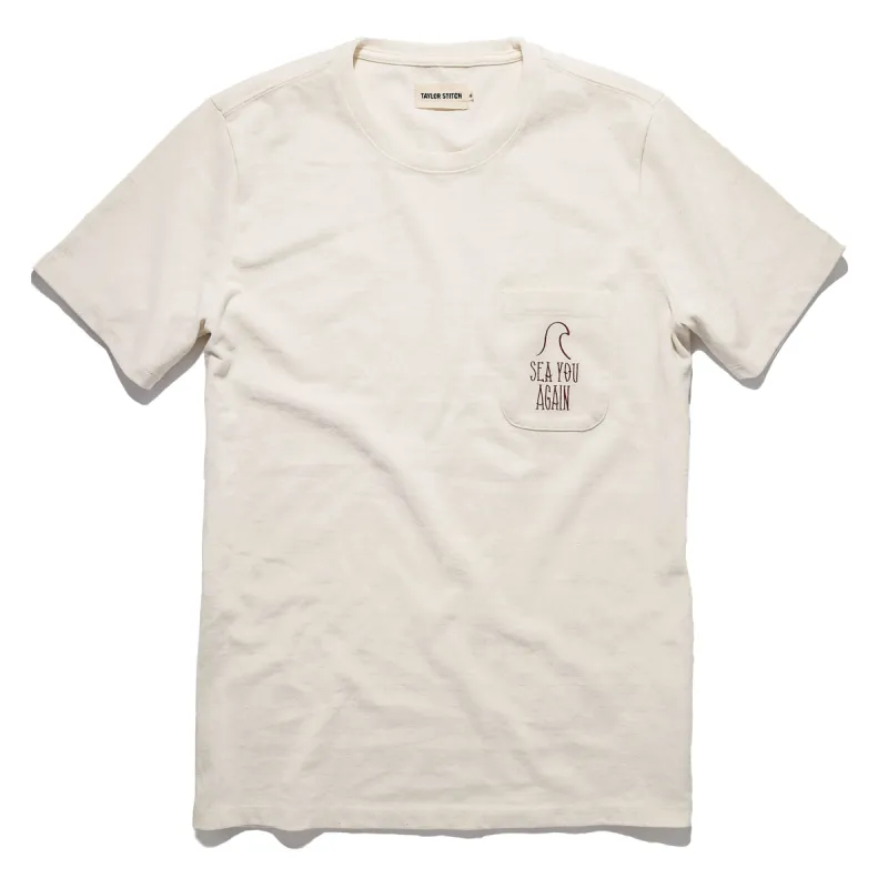The Heavy Bag Tee in Sea You Again sold by Taylor Stitch