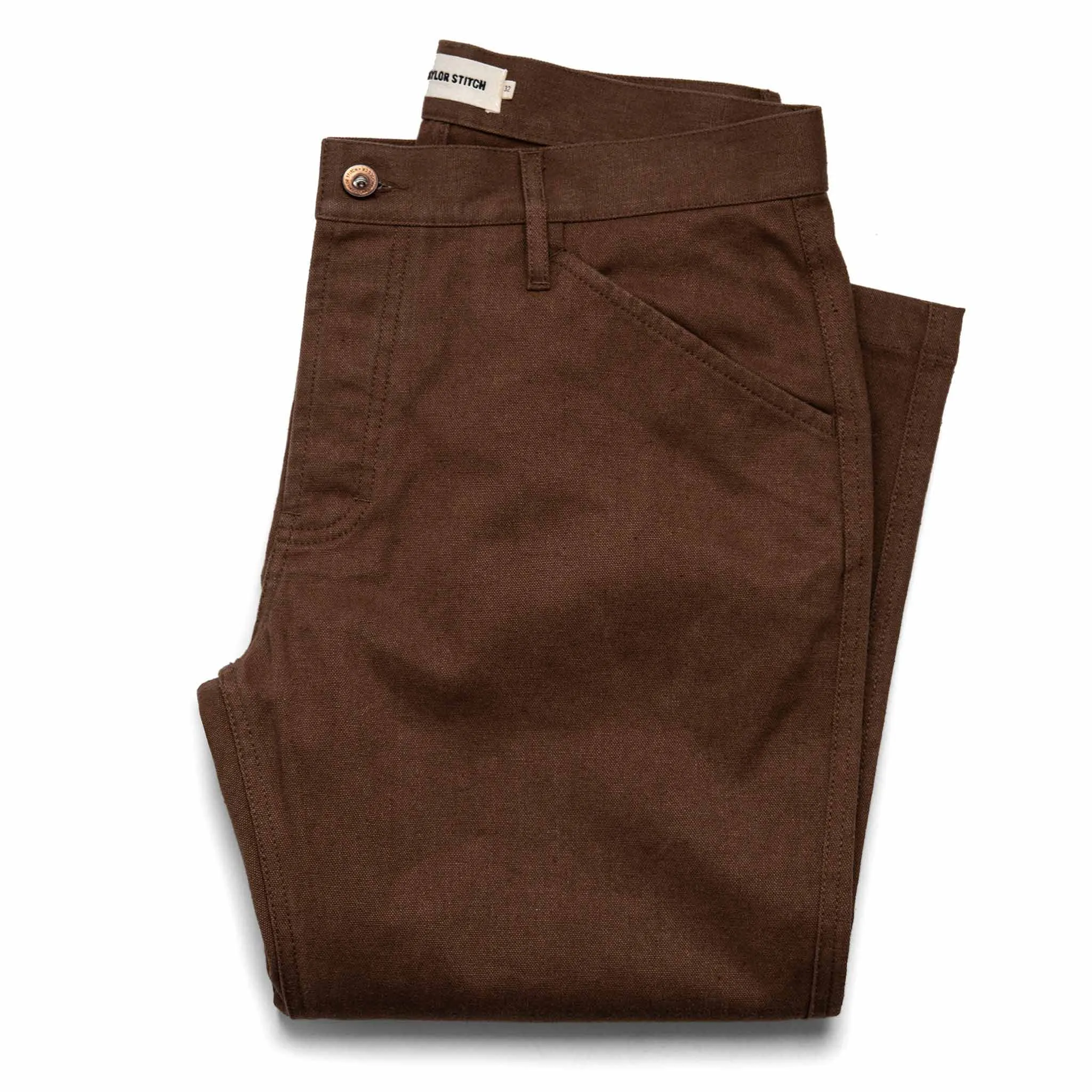 The Camp Pant in Timber Boss Duck sold by Taylor Stitch