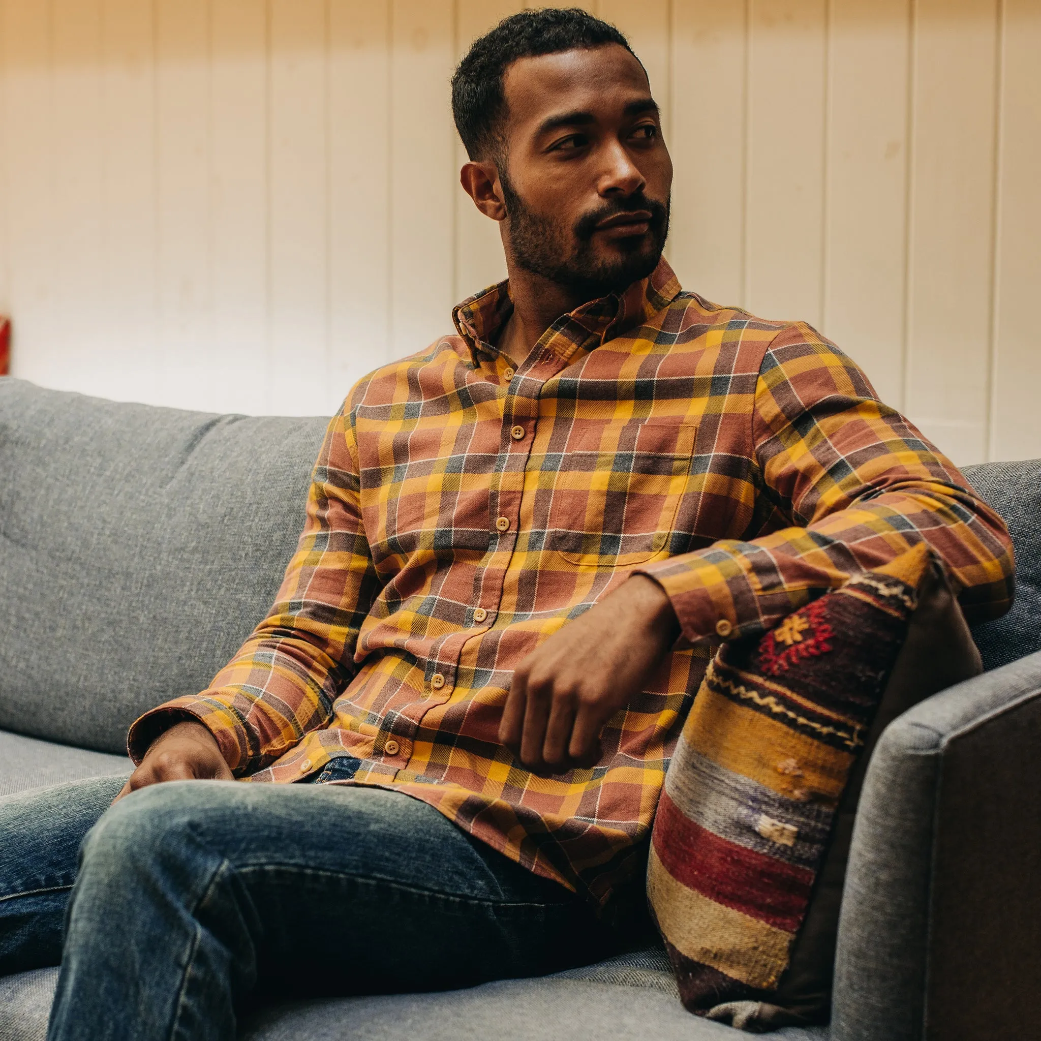 The California in Trolley Plaid sold by Taylor Stitch product image thumbnail 2