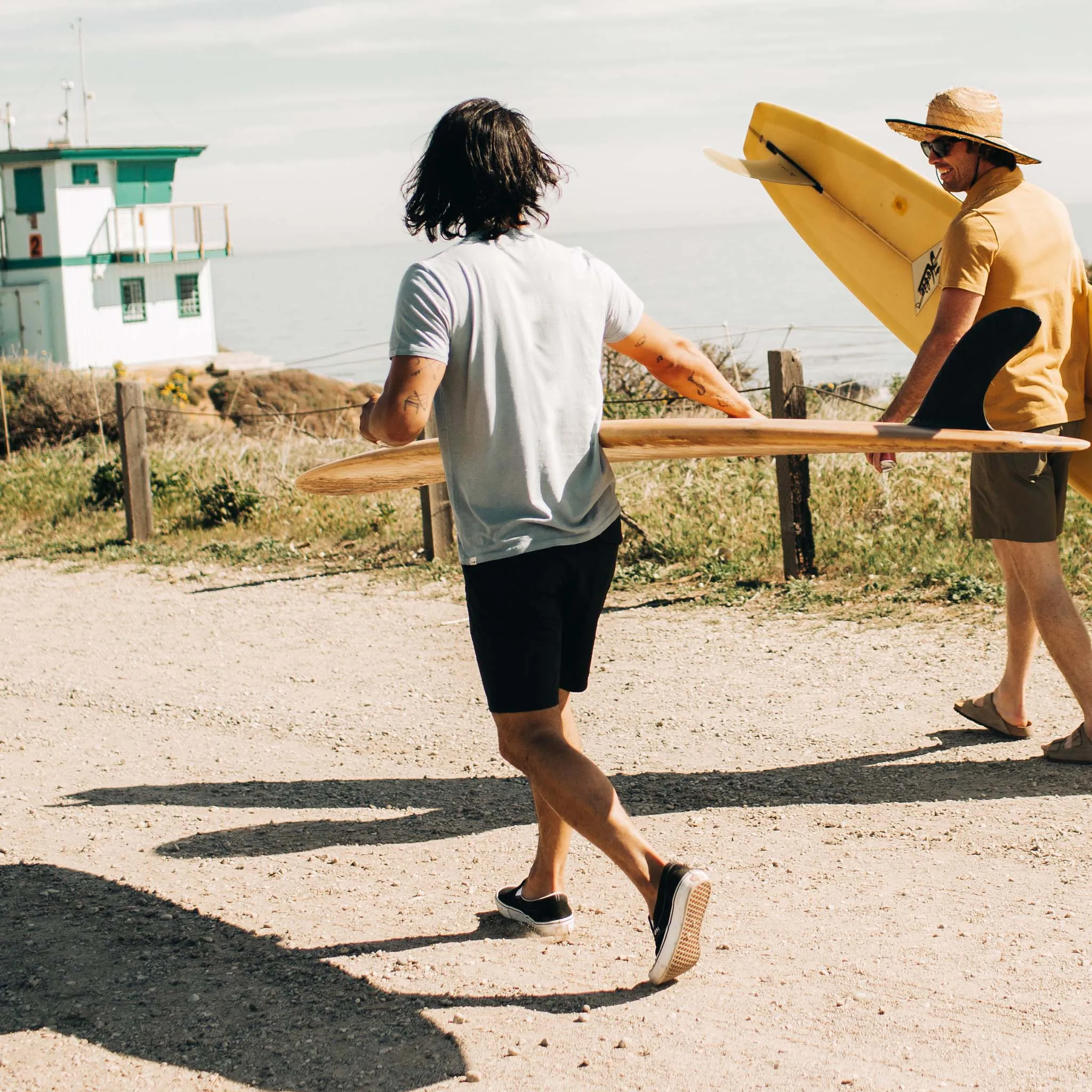 The Cotton Hemp Tee in Ocean sold by Taylor Stitch product image thumbnail 5