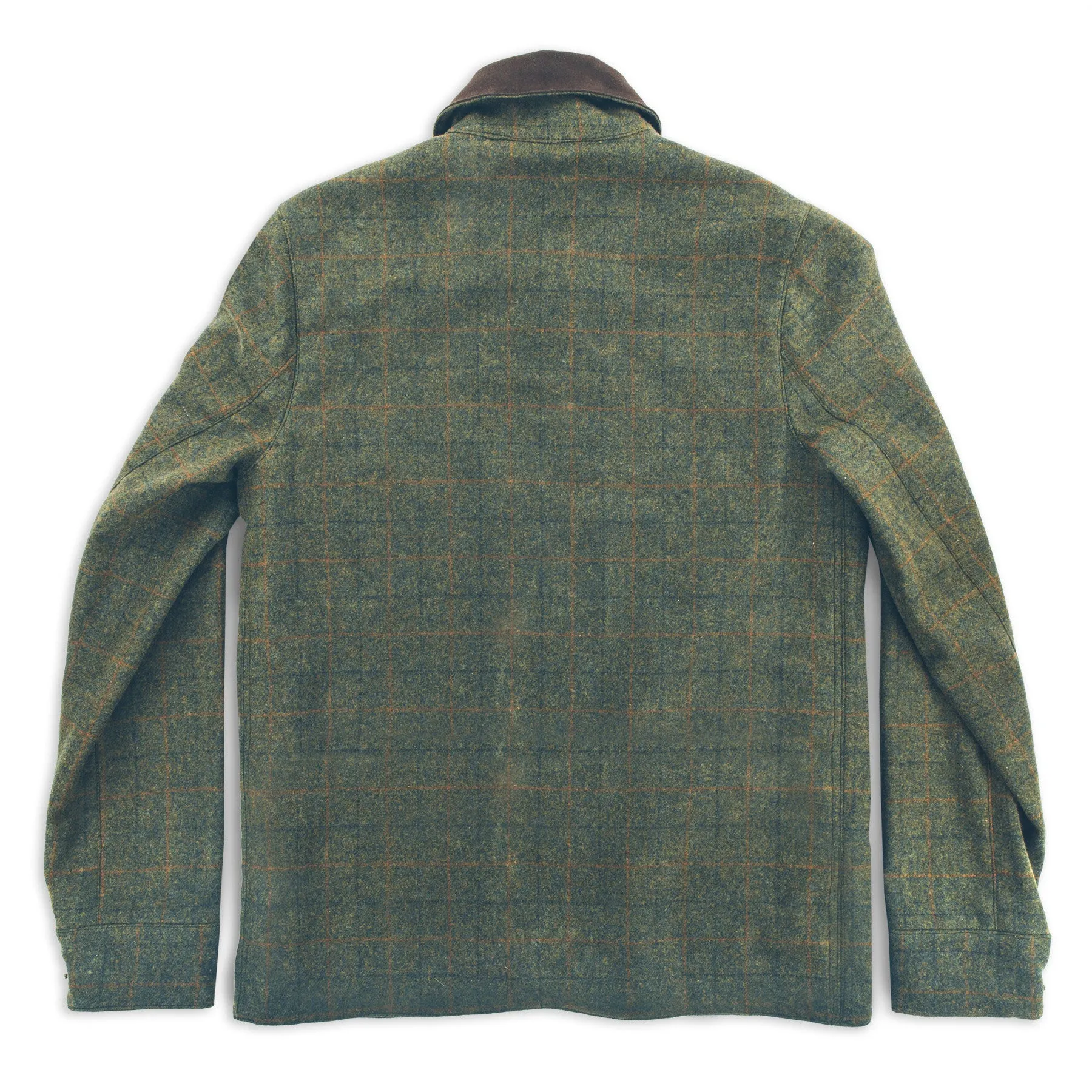 The Rover Jacket in Olive Plaid Waxed Wool sold by Taylor Stitch product image thumbnail 4