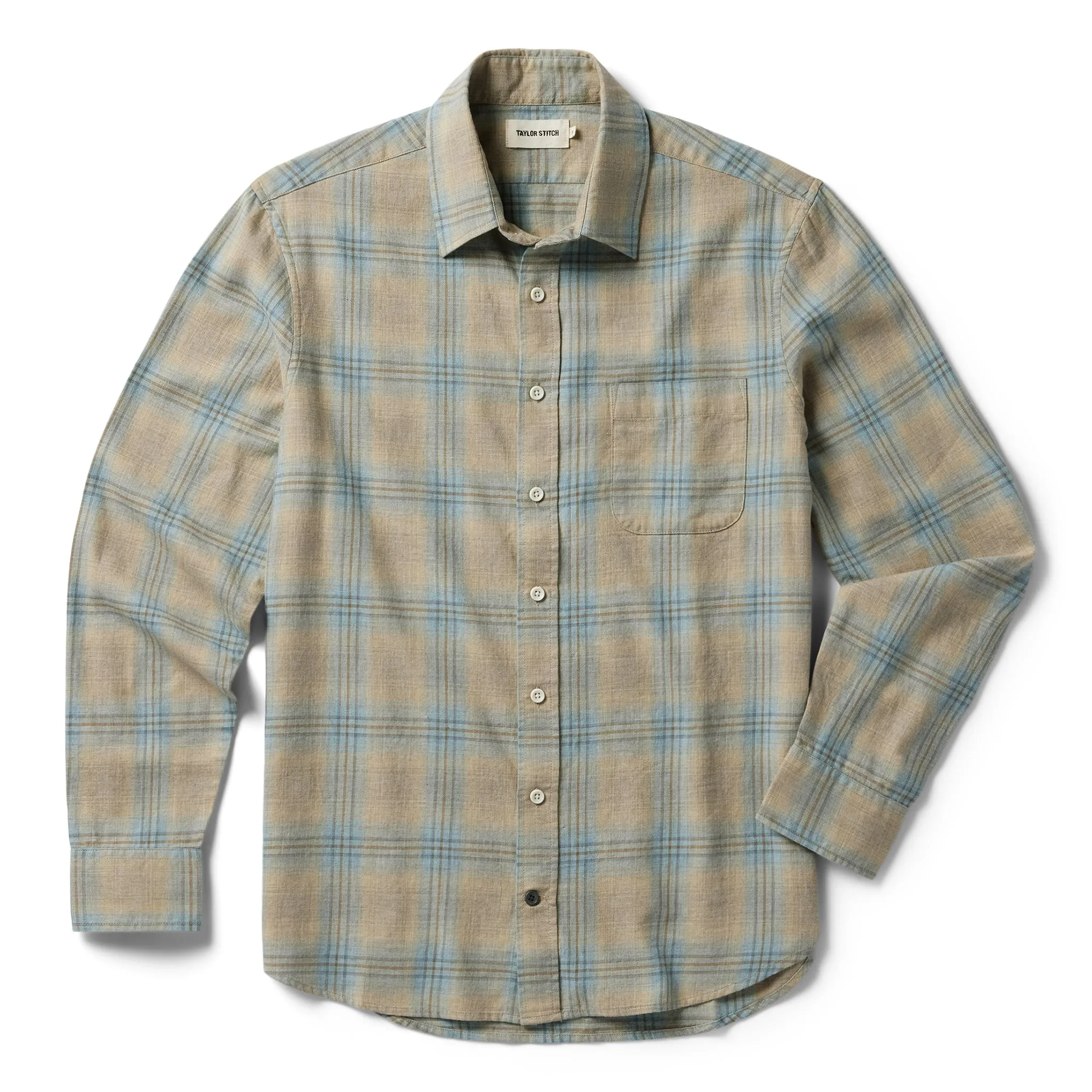 The California in Heathered Sky Plaid sold by Taylor Stitch product image thumbnail 5