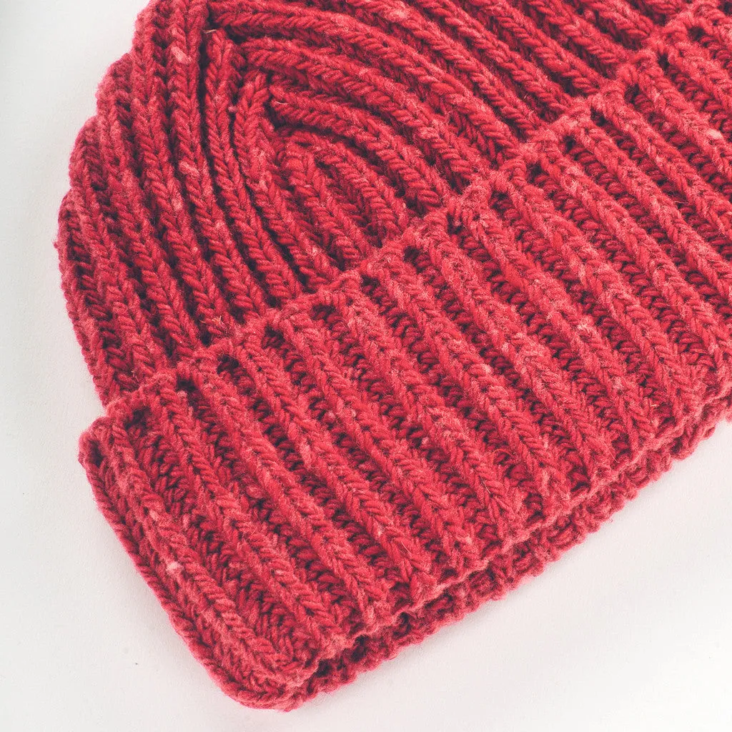 The Merino Wool Beanie in Dusty Red sold by Taylor Stitch product image thumbnail 2