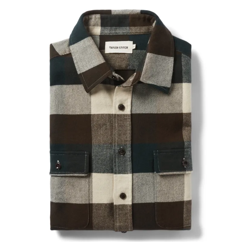 The Yosemite Shirt in Evergreen Check sold by Taylor Stitch
