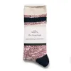 The Camp Sock in Heather Burgundy sold by Taylor Stitch