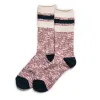 The Camp Sock in Heather Burgundy sold by Taylor Stitch
