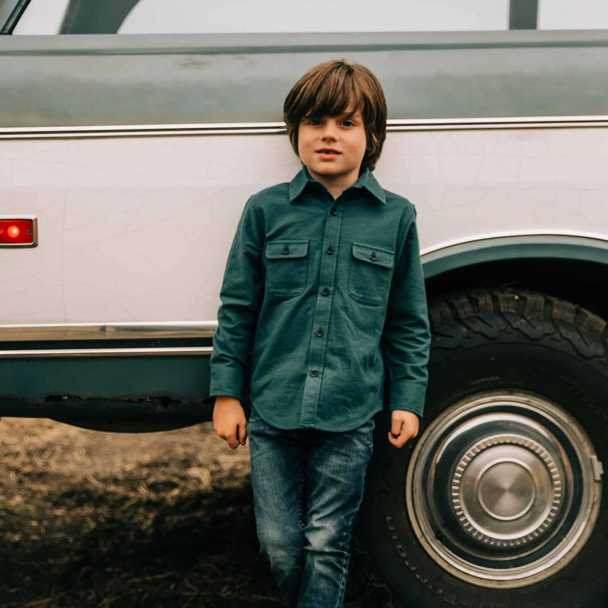 The Little Yosemite Shirt in Deep Ocean sold by Taylor Stitch product image thumbnail 2