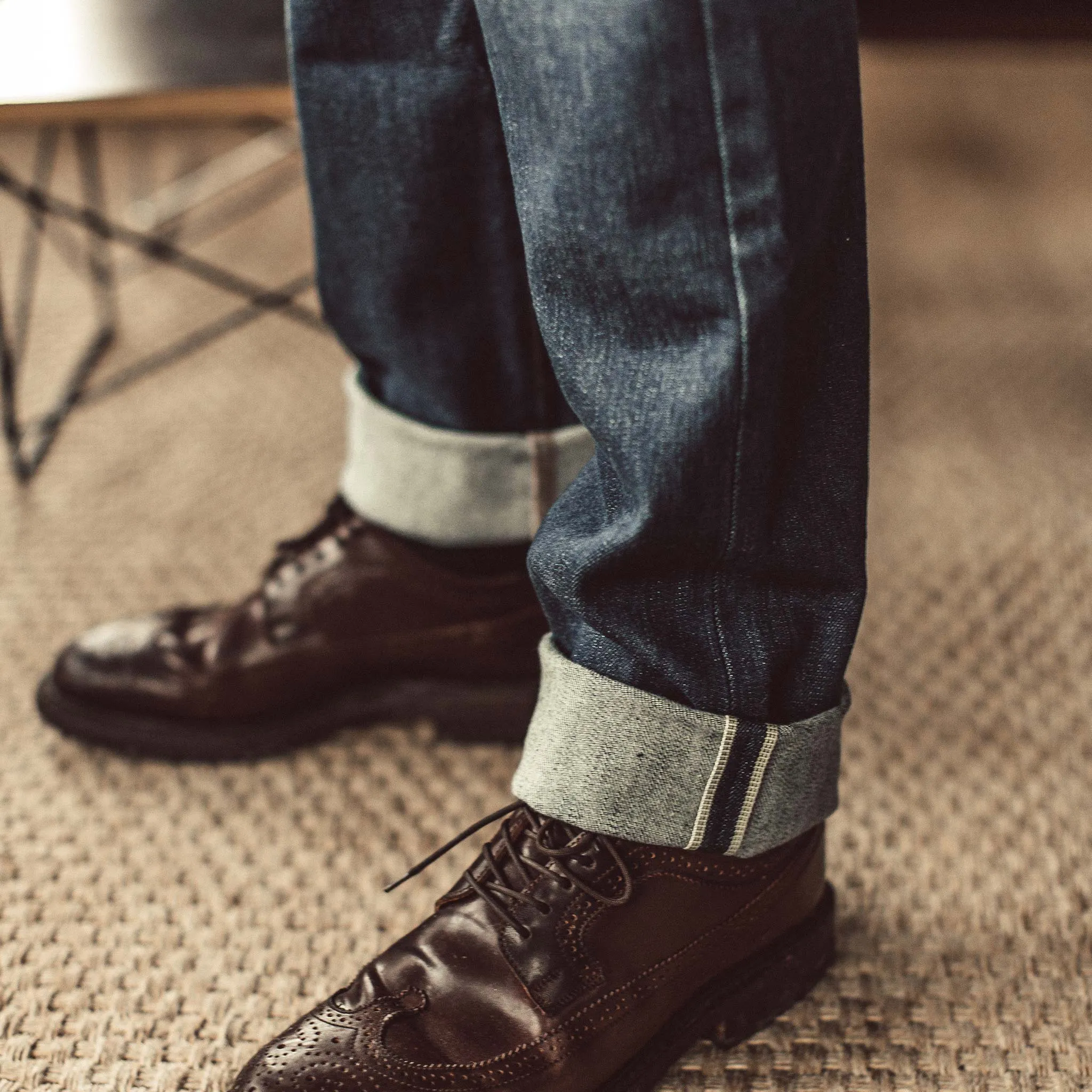 The Slim Jean in Organic Stretch Selvage sold by Taylor Stitch product image thumbnail 5