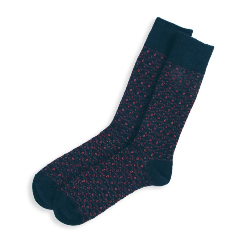 Anonymous Ism Calico - Navy sold by Taylor Stitch