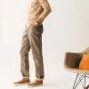 The Camp Pant in Stone Chipped Canvas sold by Taylor Stitch