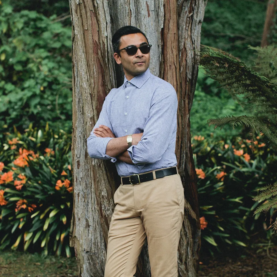 The Hyde in Indigo Cotton and Linen sold by Taylor Stitch product image thumbnail 3