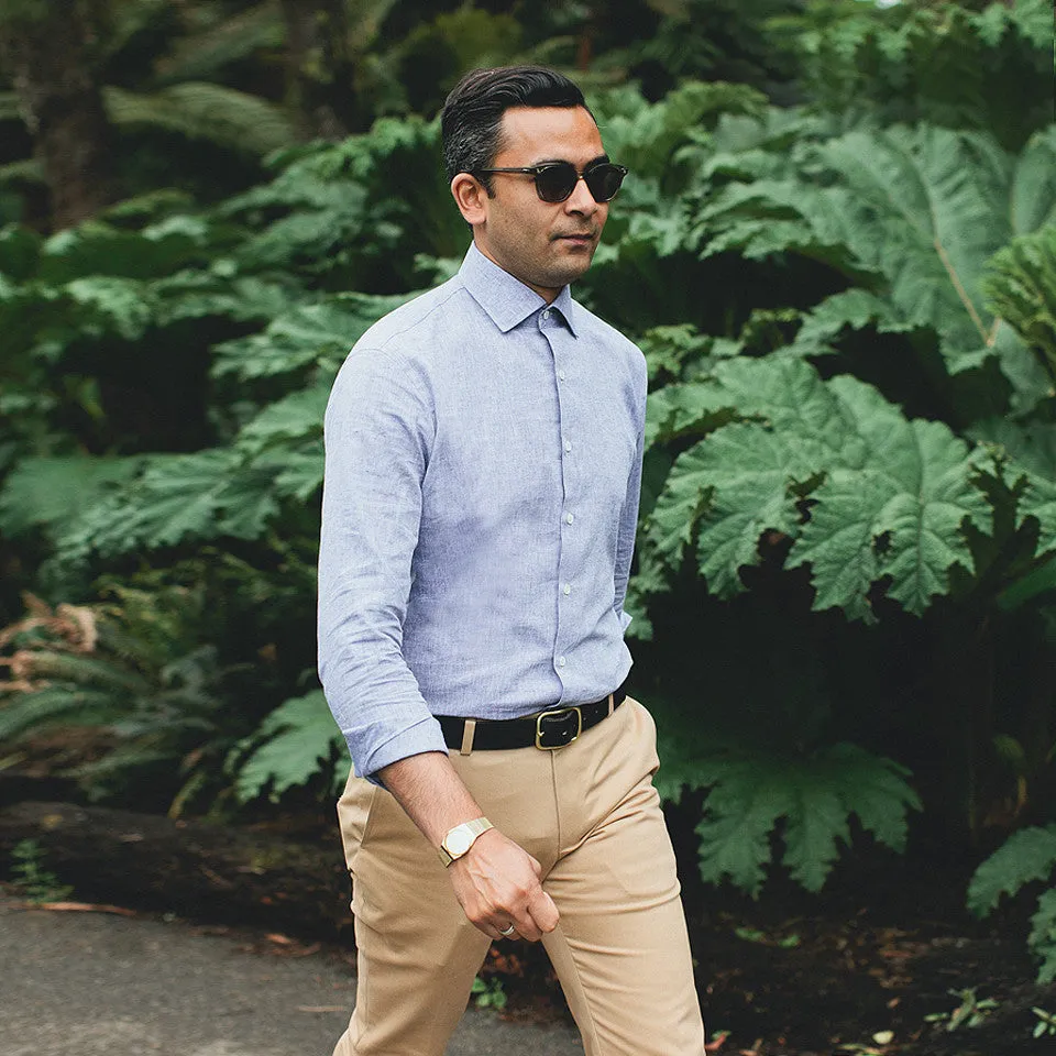 The Hyde in Indigo Cotton and Linen sold by Taylor Stitch product image thumbnail 4