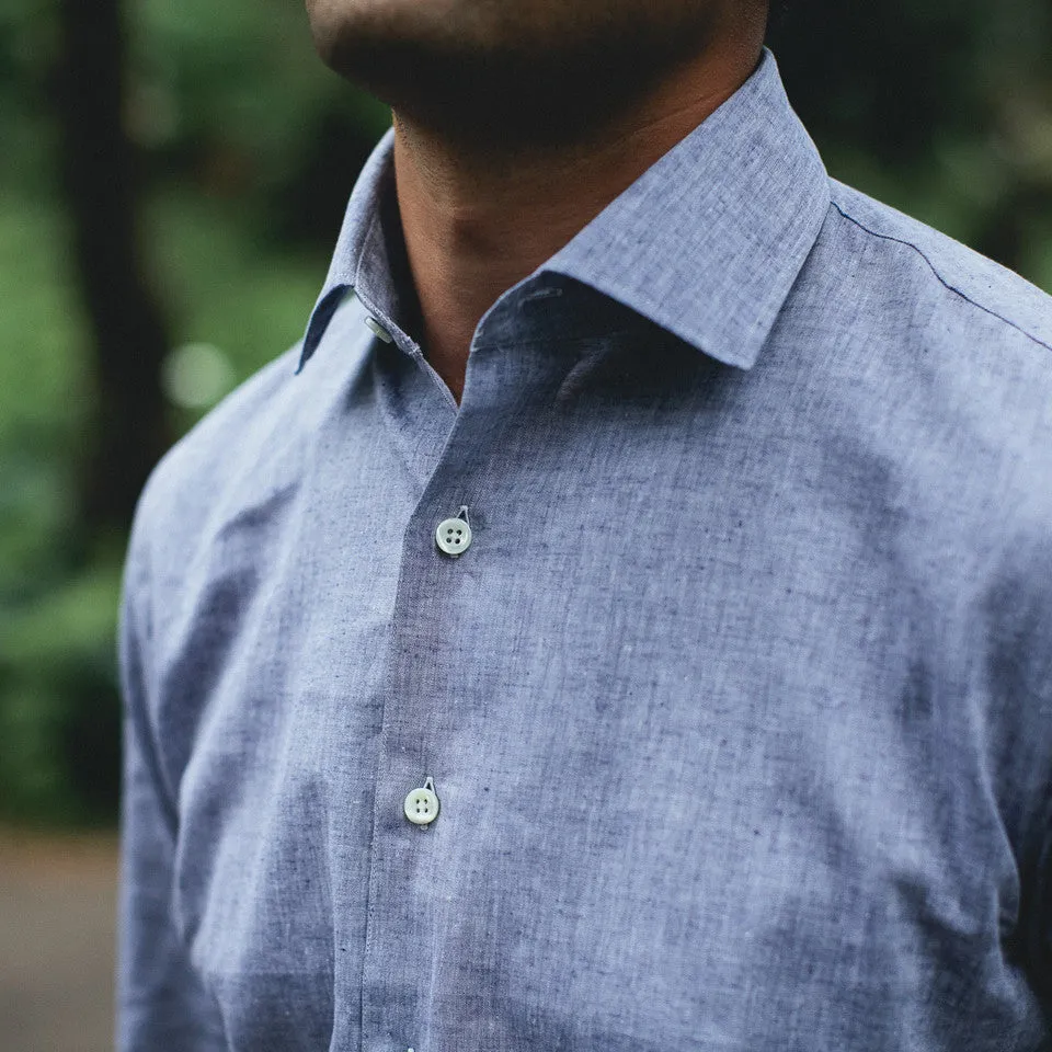 The Hyde in Indigo Cotton and Linen sold by Taylor Stitch product image thumbnail 5