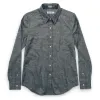 The Katherine in Charcoal Brushed Cotton sold by Taylor Stitch