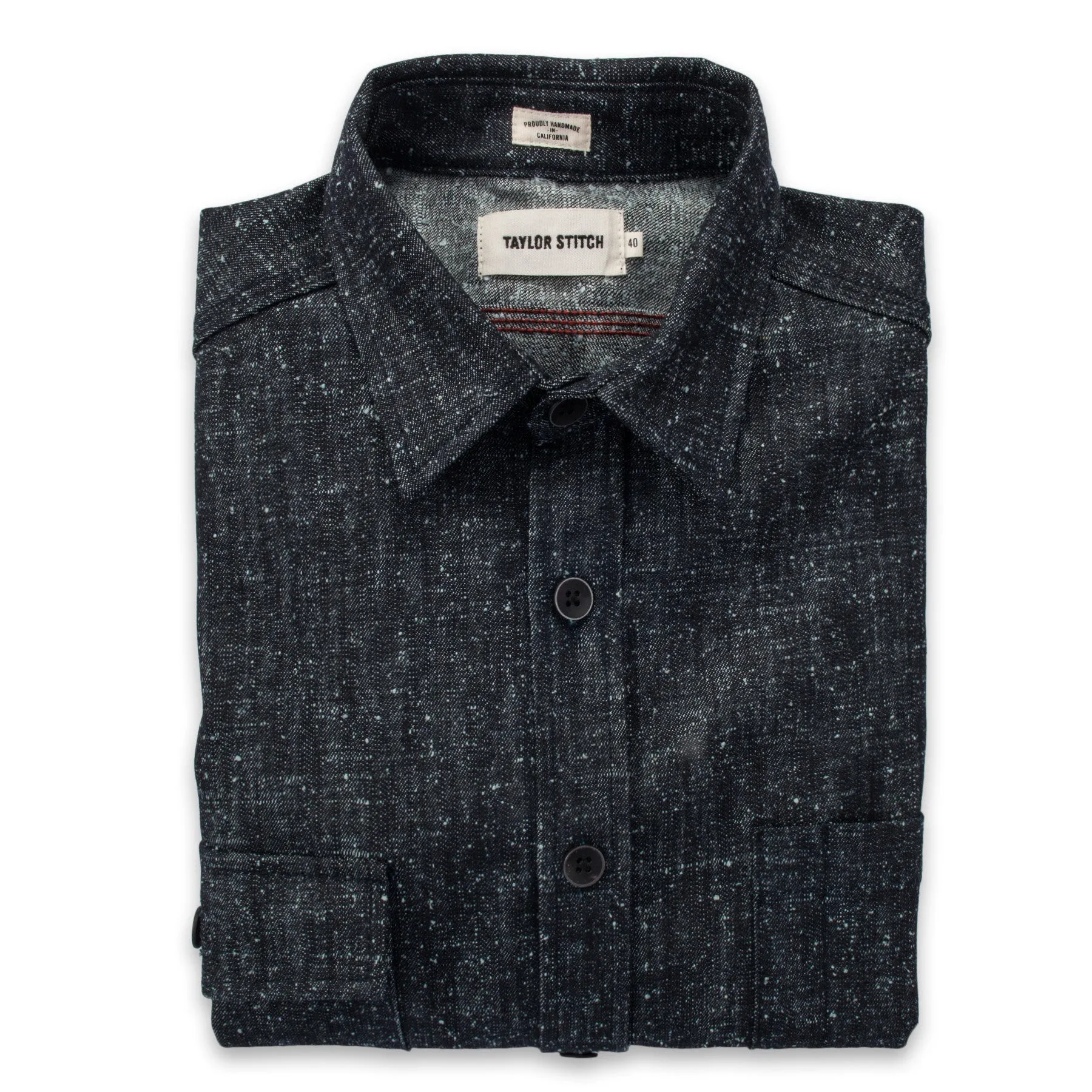 The Utility Shirt in Heavy Slub Denim sold by Taylor Stitch